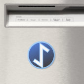 Eiwaz Yew Rune Magneet (Insitu (Vaatwasser))