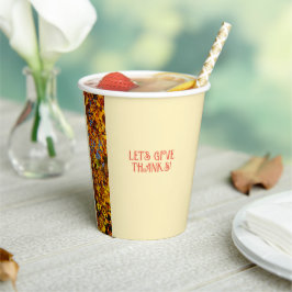 Eiwit diner Happy Thanksgiving Papieren Bekers