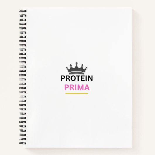 Eiwit Prima Gym Journaal Notitieboek (Voorkant)