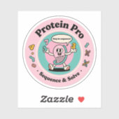 Eiwit Pro Meester Sequenties & Puzzels Oplossen Sticker (Vel)