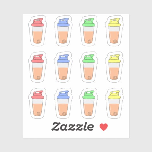 Eiwit shakers Gym Bujo Planner Kalender Sticker (Vel)