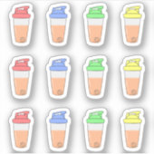 Eiwit shakers Gym Bujo Planner Kalender Sticker (Voorkant)