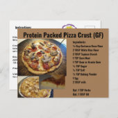 Eiwit verpakt Briefkaart voor roestwinning (Voorkant / Achterkant)