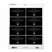 Eiwitbehandeling Sticker Verpakking Etiket (Full Sheet)