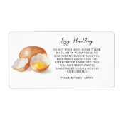 Eiwitbehandeling Sticker Verpakking Etiket (Voorkant)