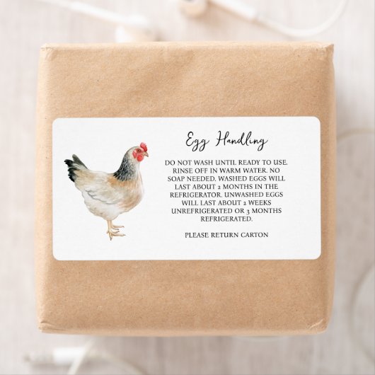 Eiwitbehandeling Sticker Verpakking Etiket (Insitu)