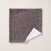 Eiwitbruine druppeltjes bad handdoek (Wasdoekje)
