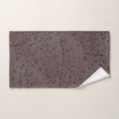 Eiwitbruine druppeltjes bad handdoek (Handdoek)
