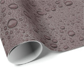 Eiwitbruine druppeltjes cadeaupapier (Rol Hoek)
