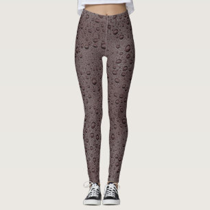 Eiwitbruine druppeltjes leggings