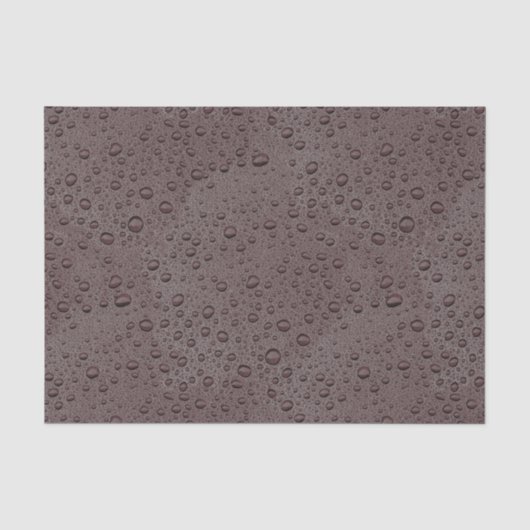 Eiwitbruine druppeltjes tissuepapier (Voorkant)