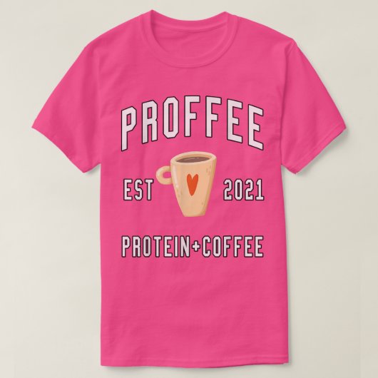 eiwithoudende koffie t-shirt (Design voorkant)