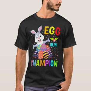 Eiwitje Champion Paaseieren Vroege Paasdag T-shirt