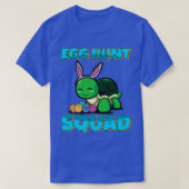 Eiwitkippentjacht op het achtplein Cute Turtle Eas T-shirt (Design voorkant)