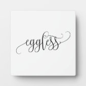 Eiwitloze tablet Plaque met Easel Fotoplaat (Voorkant)