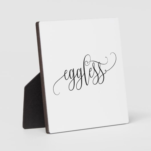 Eiwitloze tablet Plaque met Easel Fotoplaat (Voorkant)