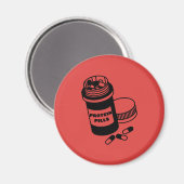 Eiwitpillen bowie magnet (Voorkant / Achterkant)