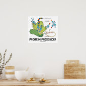 Eiwitproducent (moleculaire biologie) poster (Keuken)