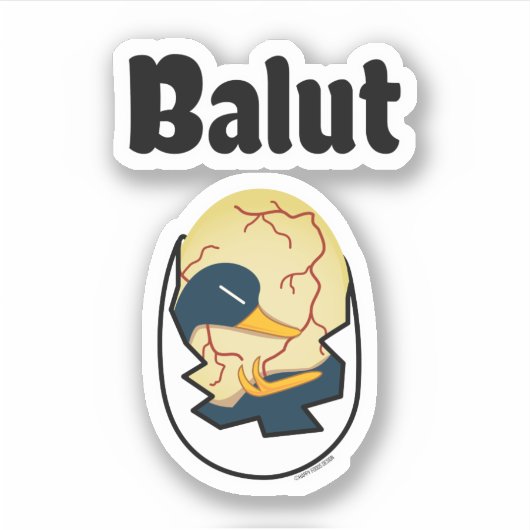 Eiwitproteïne van de koningseend, Filipino Sticker (Voorkant)