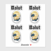 Eiwitproteïne van de koningseend, Filipino Sticker (Vel)