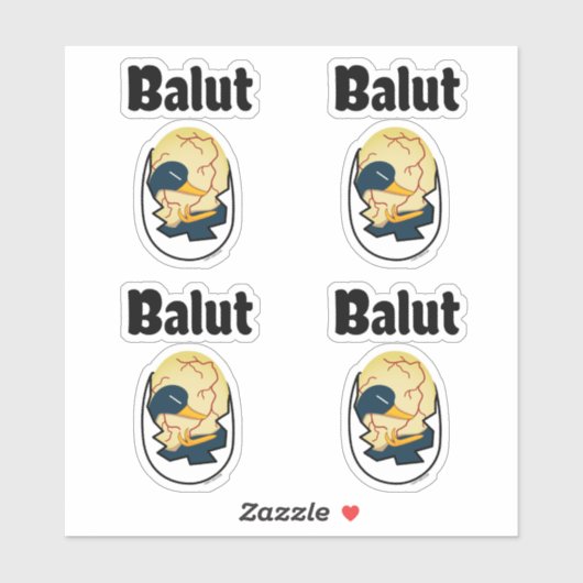 Eiwitproteïne van de koningseend, Filipino Sticker (Vel)