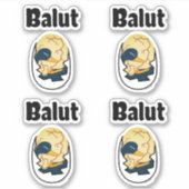 Eiwitproteïne van de koningseend, Filipino Sticker (Voorkant)