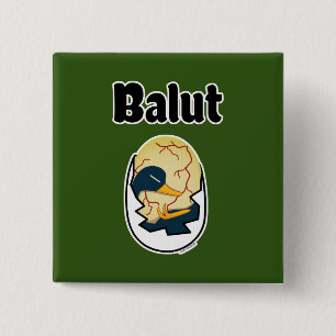 Eiwitproteïne van de koningseend, Filipino Vierkante Button 5,1 Cm