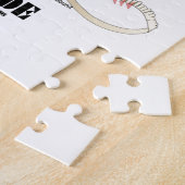 Eiwitsynthese binnenin (mRNA tRNA) Legpuzzel (Zijkant)