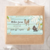 Eiwittekaart voor plankhout etiket (Insitu)