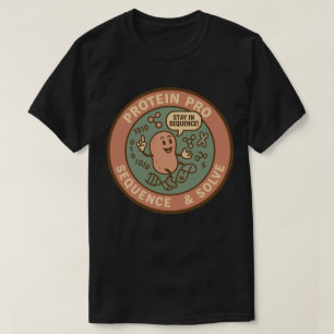 Eiwitten decoderen als een Pro-sequentie & Oplosse T-shirt
