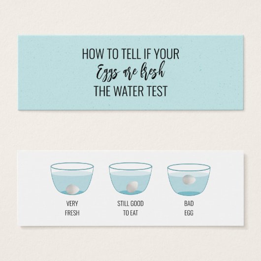 Eiwittest voor de Kaart van informatie van de klan (Voorkant /achterkant)