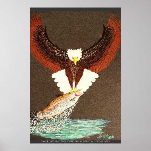 Eiwitvangforel Poster (Voorkant)