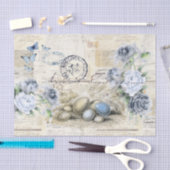 Eiwitvlinder  Floral Frans Weefselpapier Tissuepapier (Craft)