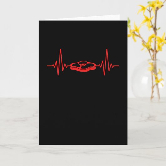 Eiwitvoer Steak Vlees Kaart (Gele Bloem)