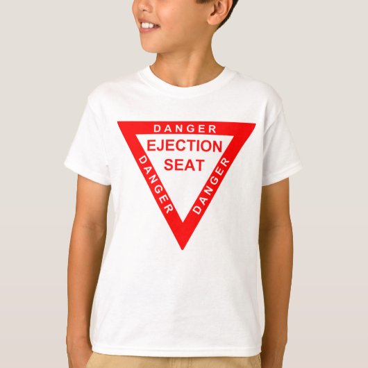 Ejectie - Gevaar Kinder T-shirt (Voorkant)