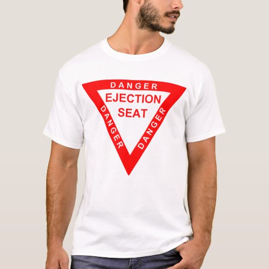 Ejectie - Gevaar T-shirt Mannen (Voorkant)