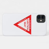 EJECTIEPLAATS - GEVAAR Case-Mate iPhone CASE (Achterkant (horizontaal))