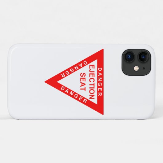 EJECTIEPLAATS - GEVAAR Case-Mate iPhone CASE (Achterkant (horizontaal))