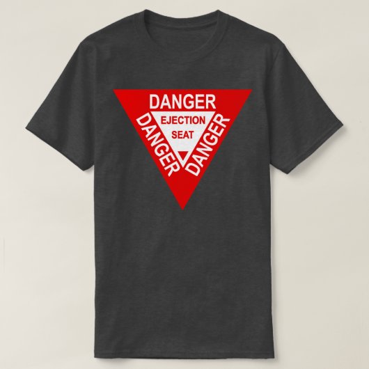 Ejectiesetelwaarschuwing 2 t-shirt (Design voorkant)