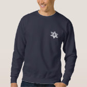 EJH Mannen Crewneck Sweatshirt in blauw (Voorkant)