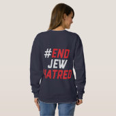 #EJH Sweatshirt voor dames in blauw (Achterkant volledig)