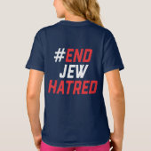 EJH T-shirt voor meisjes in blauw (Achterkant)