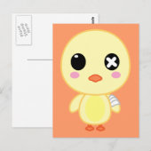 Ejiki de Chick Briefkaart (Voorkant / Achterkant)