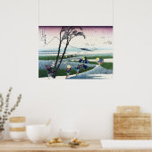 Ejiri in de provincie Suruga Poster (Keuken)