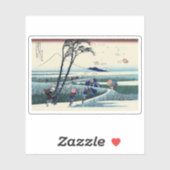 Ejiri in de provincie Suruga Sticker (Vel)