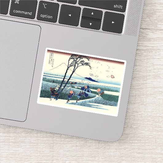 Ejiri in de provincie Suruga Sticker (Detail)