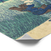 Ejiri in Suruga Hokusai Ukiyo-e Japanse kunst Poster (Hoek)