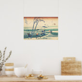 Ejiri in Suruga Hokusai Ukiyo-e Japanse kunst Poster (Keuken)