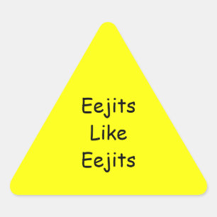 Ejits zoals Eejits: Driehoeksschakelaars Sticker