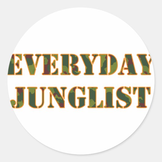 EJOrange Ronde Sticker (Voorkant)